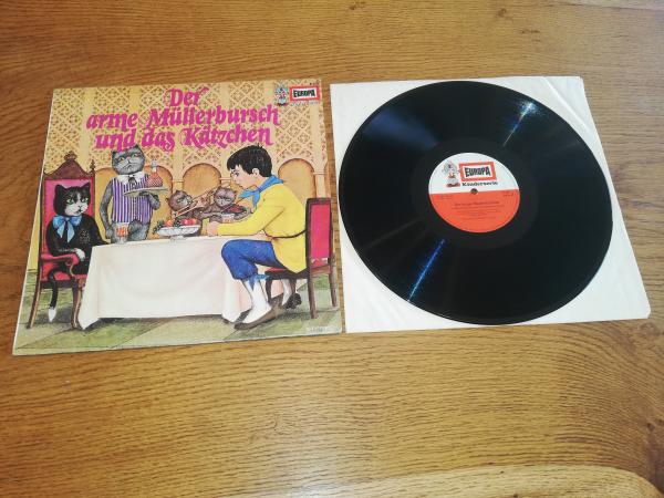 Der arme Müllerbursch und das Kätzchen/Die kluge Bauerntochter 1972 Europa E 256 Deutsche Pressung VG/VG(Cover geklebt)